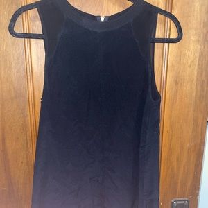 Black Madewell Tank w/ Sheer Shoulders